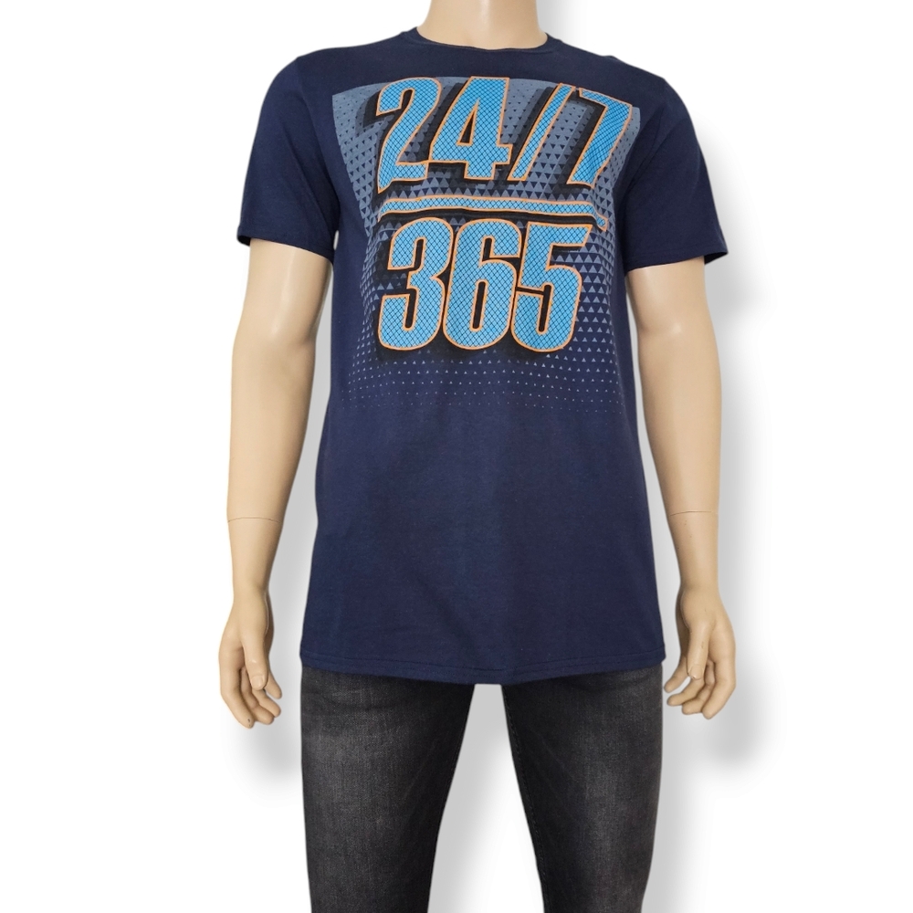 New Balance Navy 24/7 365 Graphic Print T-Shirt